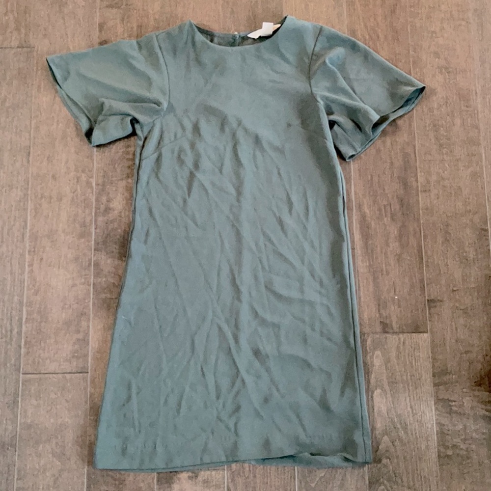 H&M Dark Green shift dress